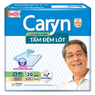 Tấm đệm lót caryn loại siêu thấm 42x72cm 20 miếng