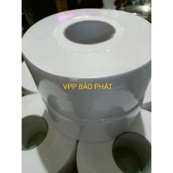 Giấy vệ sinh cuộn lớn.2 lớp TL: 500g. hình shop tự chụp.