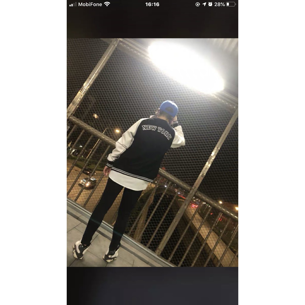 ÁO BOMBER MLBNY [FULL BOX BILL] HỌA TIẾT BỐ GIÀ | BigBuy360 - bigbuy360.vn