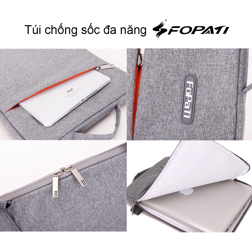 Túi chống sốc Laptop Macbook FOPATI 2018 (Chính hãng)