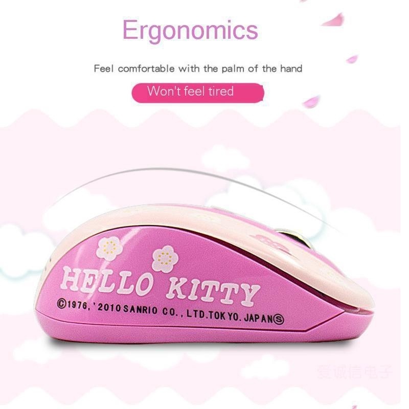 Bộ Chuột không dây 2.4GHz Hello Kitty