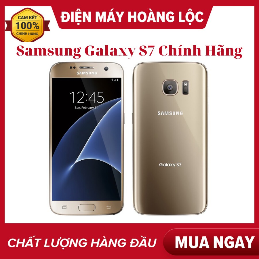 Điện Thoại Samsung Galaxy S7 Hàn Ram 4gb/32gb Chính Hãng mới - chơi LIÊN QUÂN mướt bảo hành lâu dài