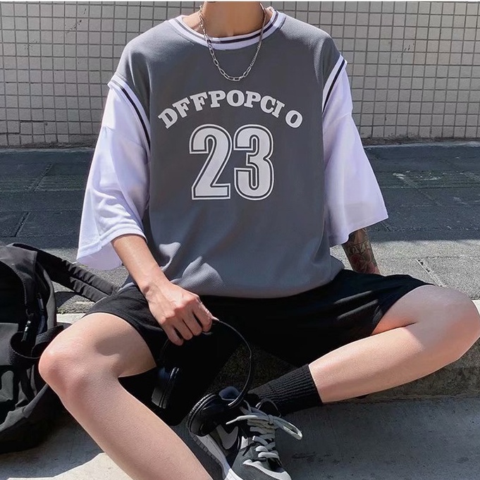 Áo Phông Tay Lỡ Số 23 Unisex Cho Cả Nam Và Nữ; Áo Thun Tay Lỡ Unisex Cả Nam Và Nữ Vải Cotton Đẹp