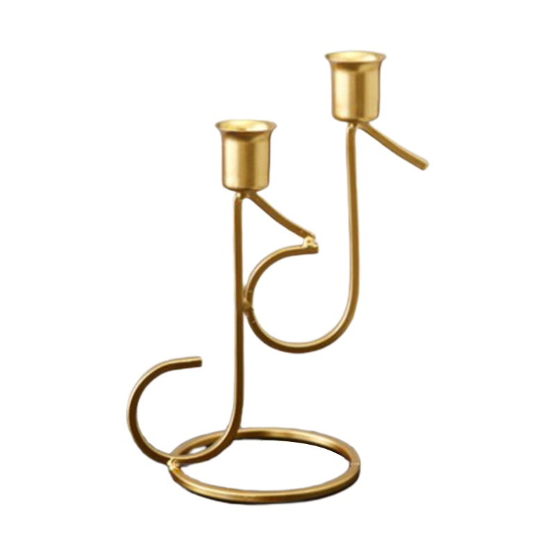 Giá Đỡ Đèn Cầy Bằng Sắt Phong Cách Bắc Âu Độc Đáo Trang Trí Nhà Cửa / Tiệc Cưới