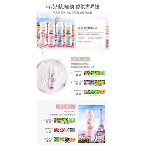 Viên thơm xả quần áo KA’FEN Laundry Master Aroma Jewel 420g