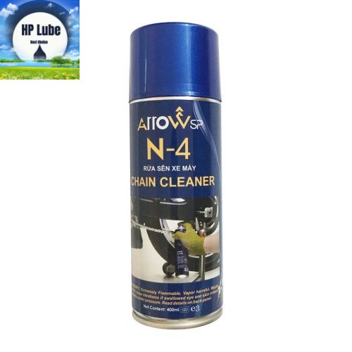 RỬA SÊN (XÍCH) XE MÁY ARROW N-4 CHAIN CLEANER 400ML