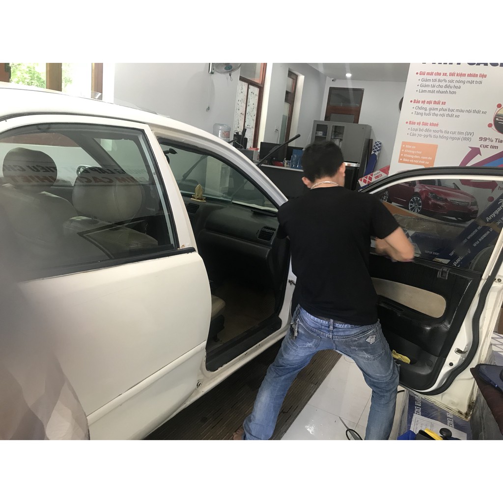 Phim cách nhiệt dán xe ô tô Anygard CDR - BK35 cho kính sườn, kính hậu