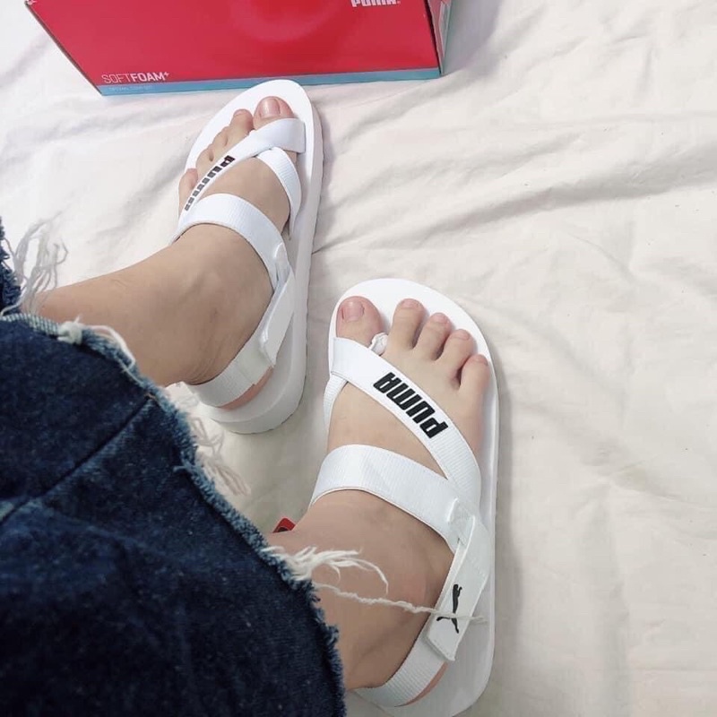 HÀNG SẴN sandal puma trắng CHUẨN AUTH ĐỦ BILL