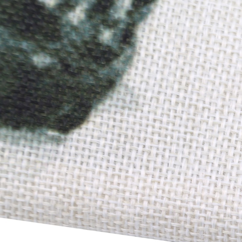 Áo gối bằng chất liệu vải lanh với họa tiết in hình con khinh khí cầu