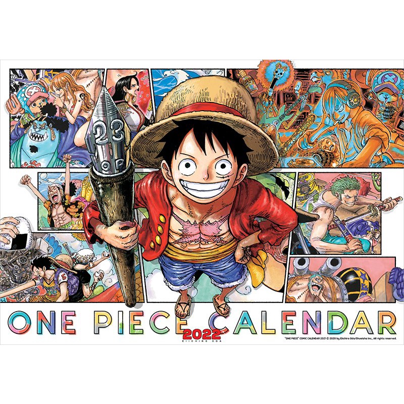 Sách - Lịch treo tường One Piece 2022