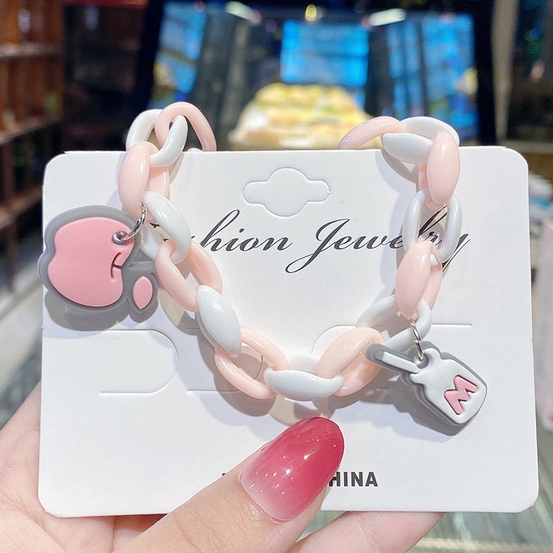 Vòng Tay Hoạt Hình Nhiều Màu Dễ Thương Cho Bạn Gái