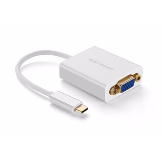 Cáp usb type c to vga ugreen 40274 hỗ trợ 1080p dành cho macbook