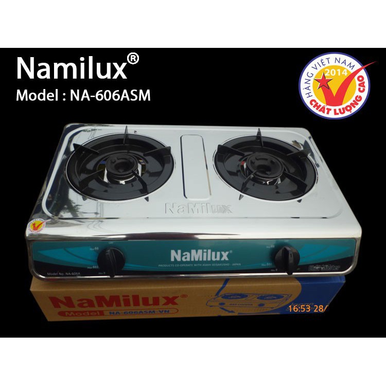 BẾP GA ĐÔI NAMILUX NA-606 ASM AT