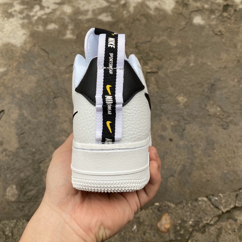 GIÀY AF1 TM BLACK WHITE SC [ FREESHIP + BOX ]
