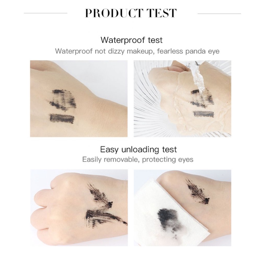 Mascara Pudaier sợi tơ 4D màu đen làm dài dày và cong mi chống nước chống nhòe
 | BigBuy360 - bigbuy360.vn