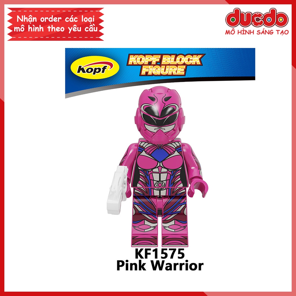 Minifigures 5 Anh Em Siêu Nhân Power Rangers - Đồ chơi Lắp ghép Xếp hình Mini Mô hình KF6144