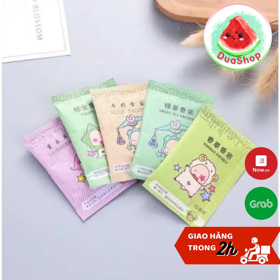 Túi thơm mini 12 cung hoàng đạo - Túi thơm để tủ quần áo/ Giày dép/ Balo (giao ngẫu nhiên)  🍉Duashop🍉