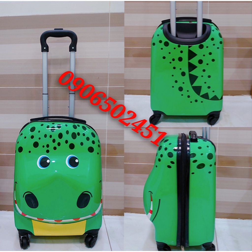 Vali, balo kéo 3D hoạt hình nỗi và họa tiết dễ thương 18 inch - Vali du lịch hành lý xách tay cho bé trai và bé gái