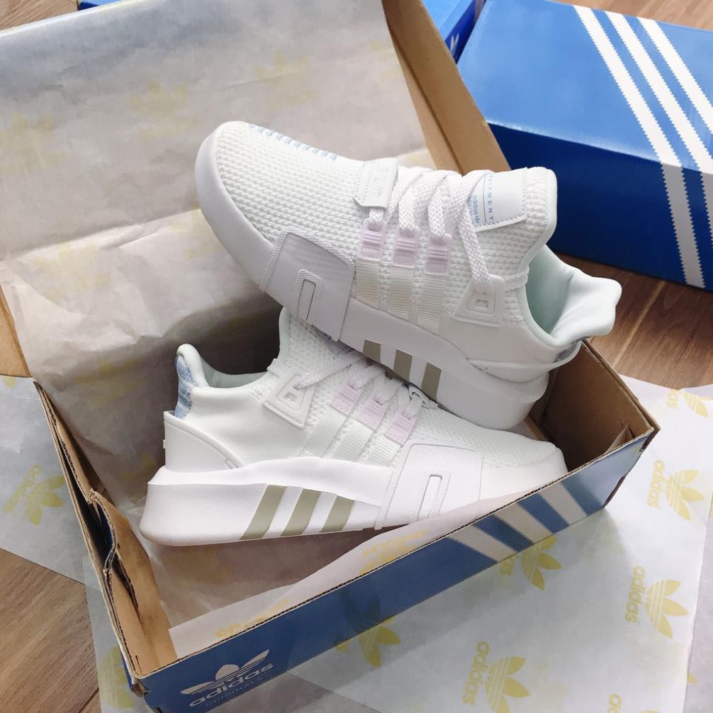Giày thể thao EQT trắng nam nữ, Giày chạy bộ và tập gym nam nữ