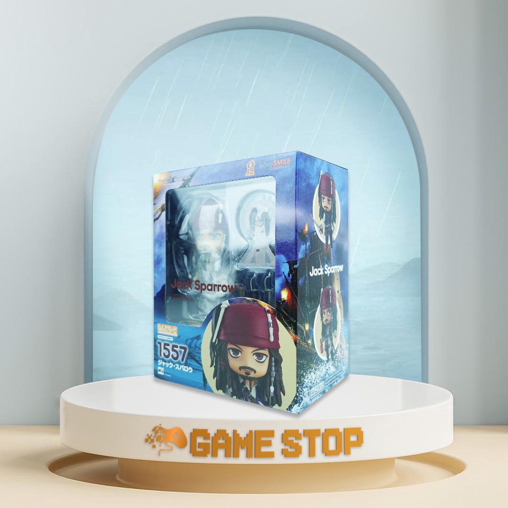 Mô hình nendoroid 1557 jack sparrow dòng pirate of caribean Gamestop.vn POCND01