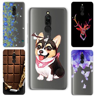 Ốp lưng in hình hoạt họa xinh xắn cho Xiaomi Redmi 8
