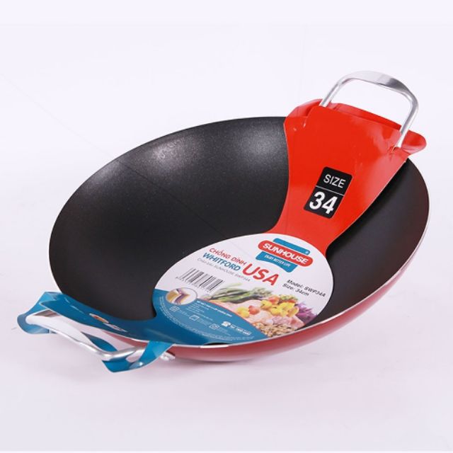 Chảo bầu xào Sunhouse SWP34A