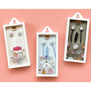 Tai nghe mặt cún kn-524 kn-6134 tai nghe cute dễ thương