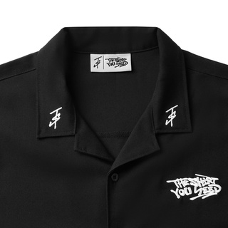 Áo Sơ Mi TSUN Logo - Black - [UNISEX] - Thêu Logo