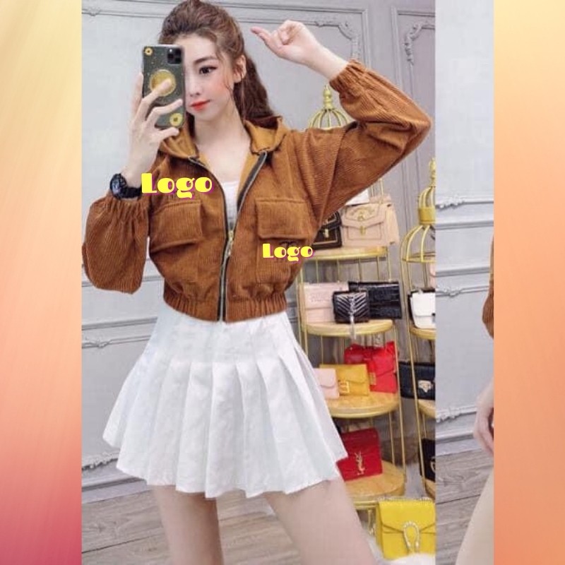 Áo khoác Bomber Nhung Tăm có mũ 🌟FREESHIP🌟 Áo Nhung Tăm - Hàng VNXK | BigBuy360 - bigbuy360.vn