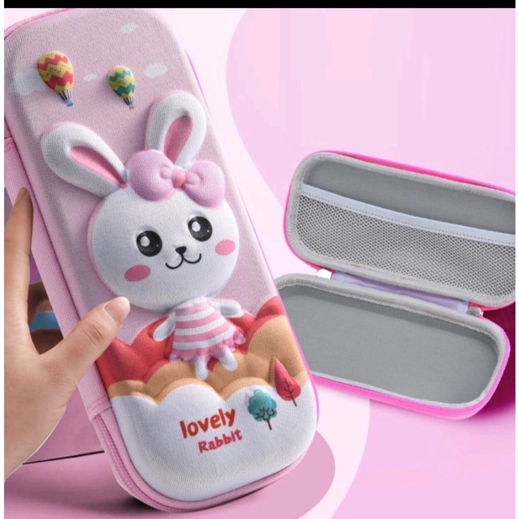 Hộp Bút In Lụa 3D Họa Tiết Dễ Thương Sáng Tạo Cho Bé Hộp bút trẻ em in nổi kiểu dáng dễ thương đựng dụng cu học tập