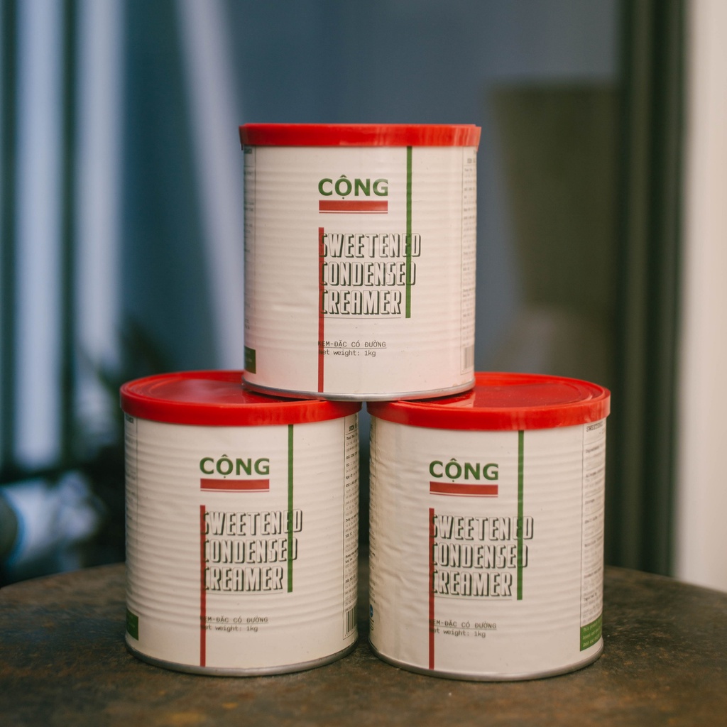 Sữa đặc có đường lon 1kg Cộng Cà Phê