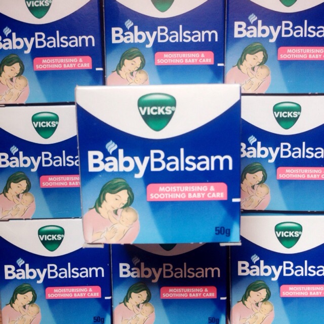 (TRỢ GIÁ) Vicks Baby Balsam - Dầu bôi âm ngực vicks Babybalsam Úc