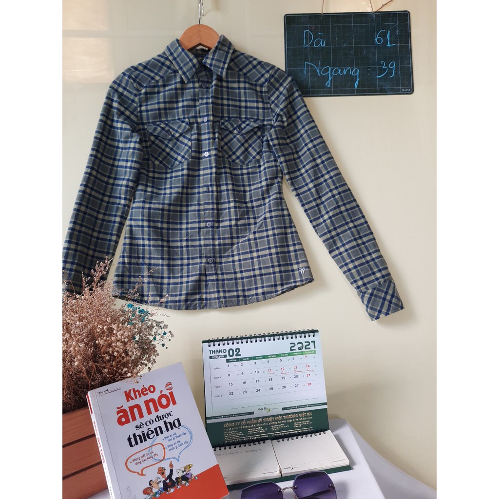 Áo sơ mi caro plannel 2hand