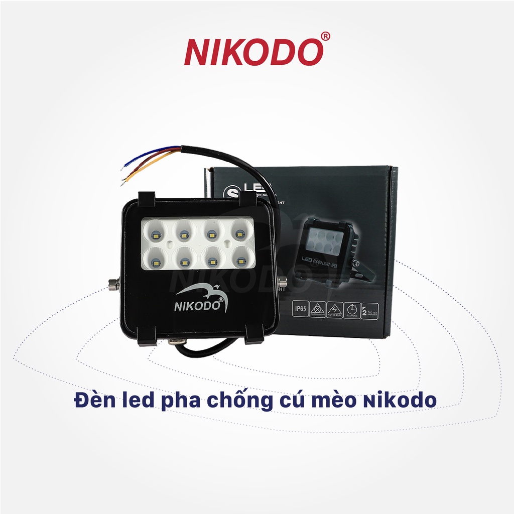 Đèn led pha chống cú mèo Nikodo - Thiết bị hỗ trợ bảo vệ nhà yến