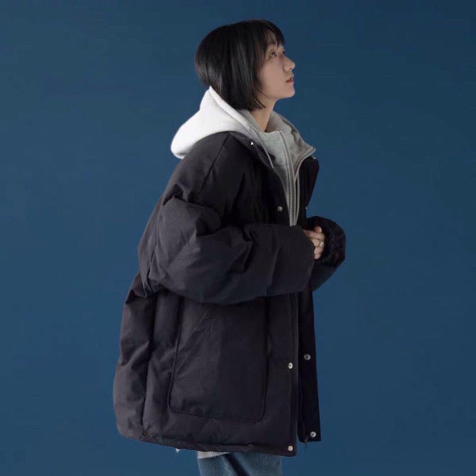 Áo Khoác Cotton Dày Dáng Rộng Kiểu Hàn Quốc Thời Trang Mùa Đông Cho Nữ | BigBuy360 - bigbuy360.vn
