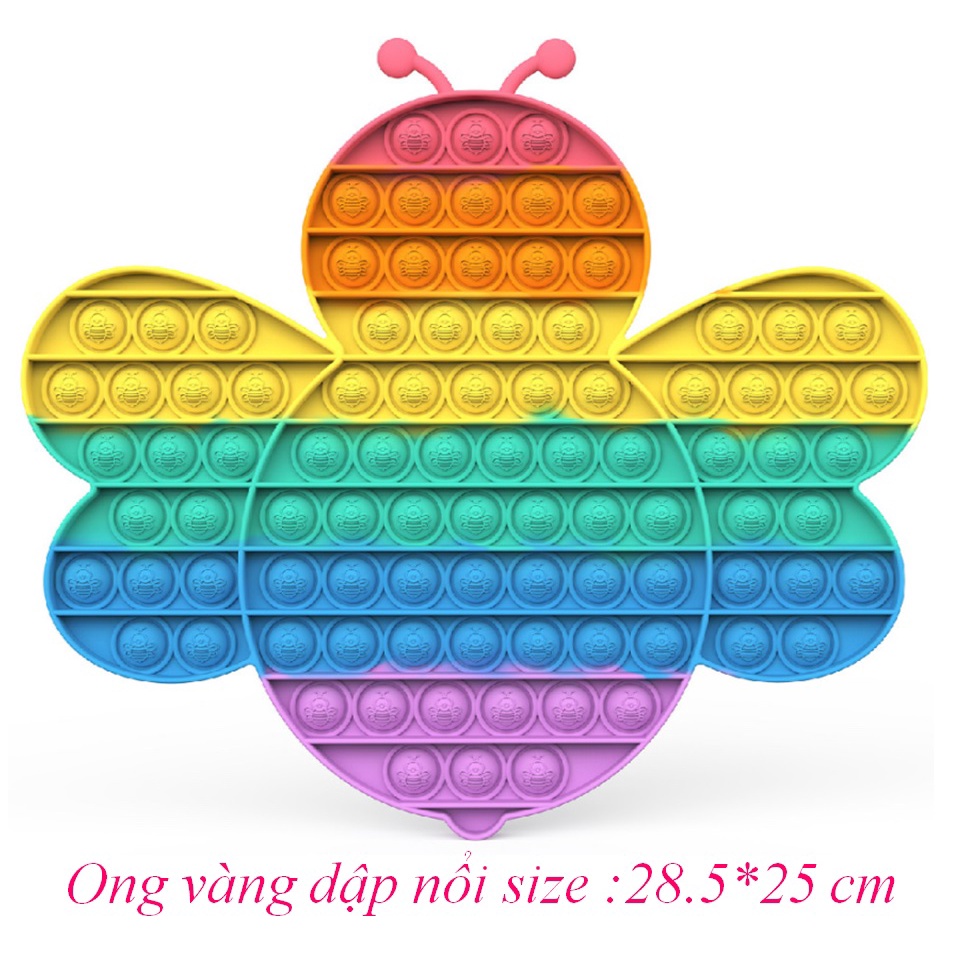 Pop it khổng lồ, đồ chơi bóp bong bóng giảm stress