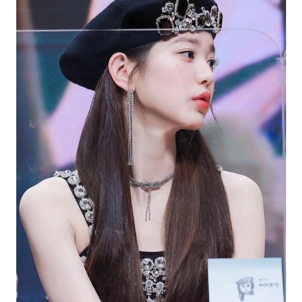 Mũ Beret Đính Đá Quý Phong Cách Công Chúa Vintage Thủ Công Zhang Yuanying