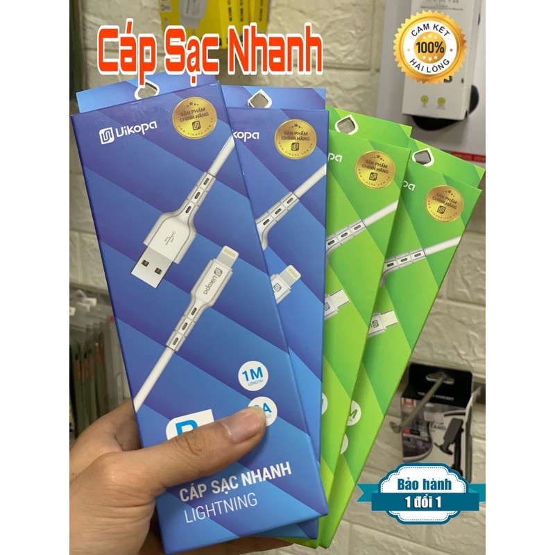 Cáp Sạc Nhanh D10 Chính hãng VIKOPA - iphone,ipad,Micro usb