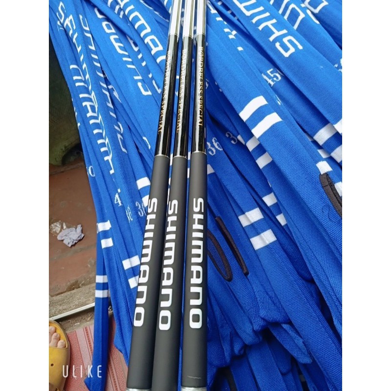 cần cần shimano 5H đủ seri 3m6 đến 6m3 tải cá 10kg thu gọn 1m1 y hình giảm giá sele y hình