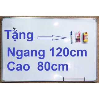 Bảng từ trắng dk hàn quốc 80 x 120cm tặng nam châm.bút + lau bảng