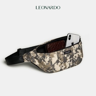 Túi đeo chéo nam nữ Crossbody chất vải camo cao cấp thương hiệu Leonardo
