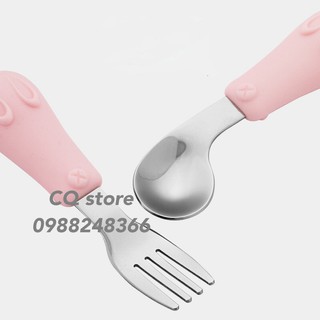 BỘ THÌA DĨA CHO BÉ TẬP ĂN