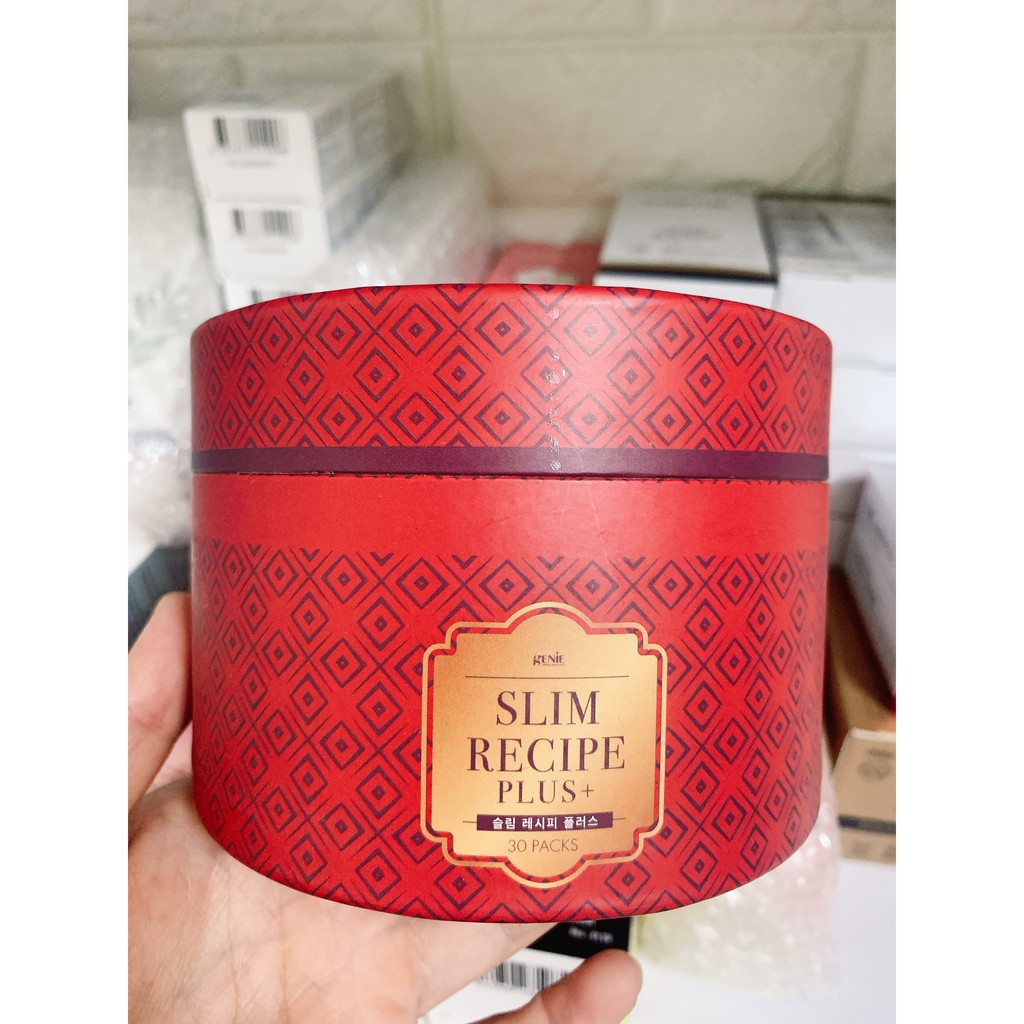 Viên uống thảo mộc giảm cân Genie Slim Recipe mẫu mới nhất 2020