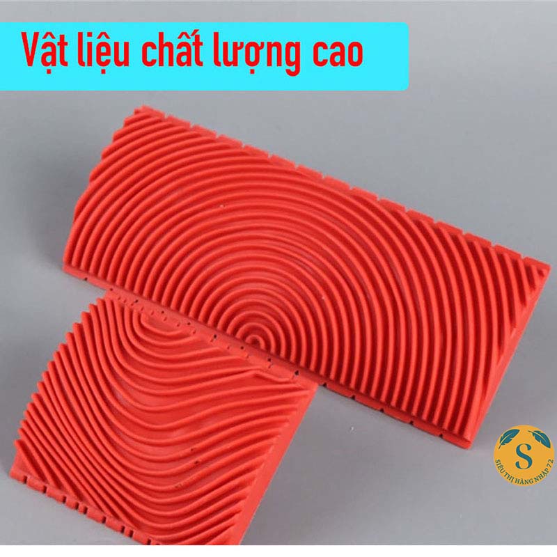 Cọ lăn sơn tạo vân gỗ tự nhiên, dụng cụ sơn giả gỗ chất lượng cao