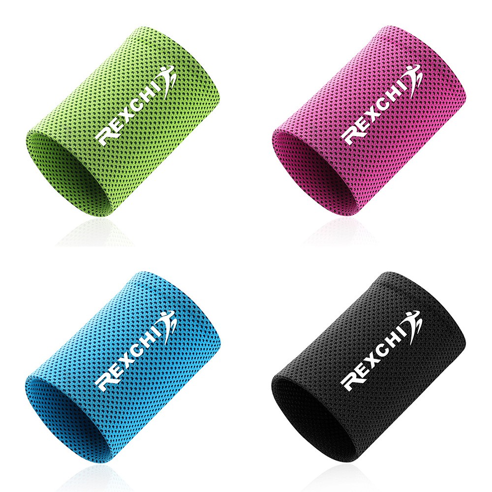 Băng quấn cổ tay chơi thể thao vải thấm hút mồ hôi thoáng khí tiện lợi