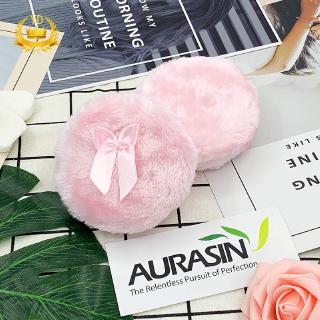 [Hàng mới về] Bông trang điểm thiết kế phối nơ và tay cầm mềm mại