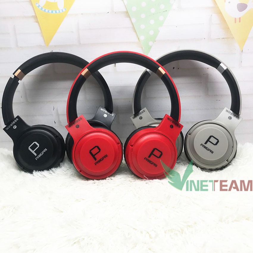 Tai nghe bluetooth chụp tai có mic pangpai p800 / P88 version 4.2 có khe cắm thẻ nhớ - Âm Thanh Đỉnh Cao -dc2983 | BigBuy360 - bigbuy360.vn