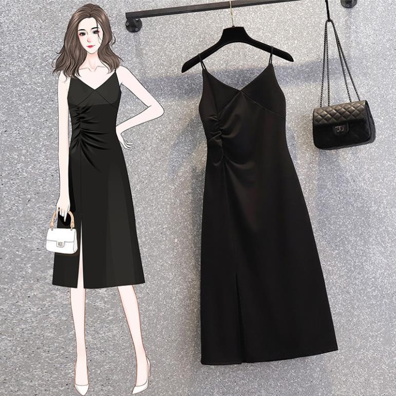🌸Hàng Order🌸 Váy Bigsize 2 Dây Xẻ Tà Sexy Nữ Tính 🌸Hàng Quảng Châu