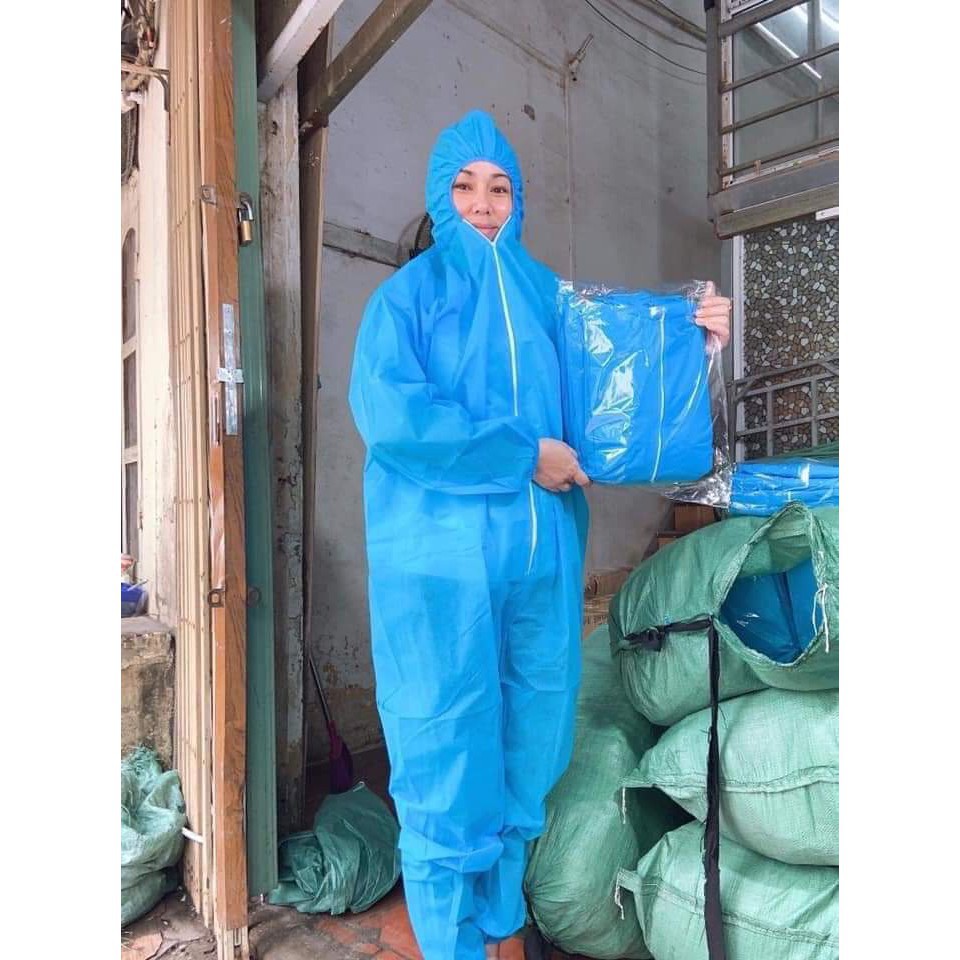 SIÊU HOT -  Bộ phòng dịch màu xanh đủ các SIZE