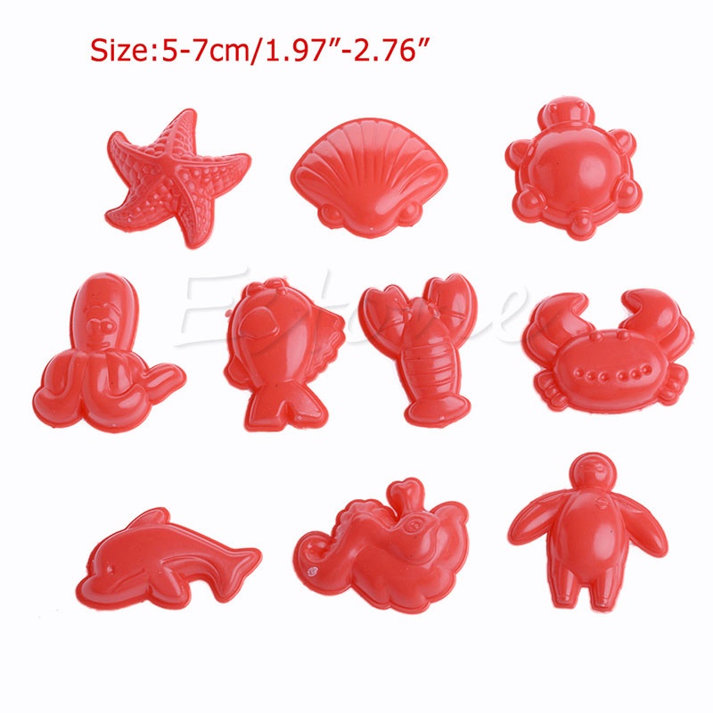 Khuôn Đất Sét Tạo Hình Lâu Đài Cát Đồ Chơi Dành Cho Trẻ Em